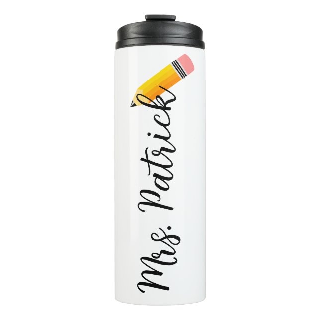Garrafa Térmica Presentes para Professores Tumbler Personalizado p (Frente)