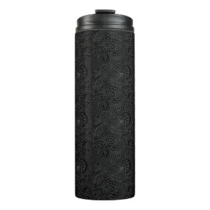 Garrafa Térmica Preto natural criativo
