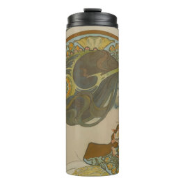 Garrafa Térmica Primrose por Alphonse Mucha (1899)