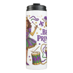 Garrafa Térmica Princesa Miçanga - Mardi Gras