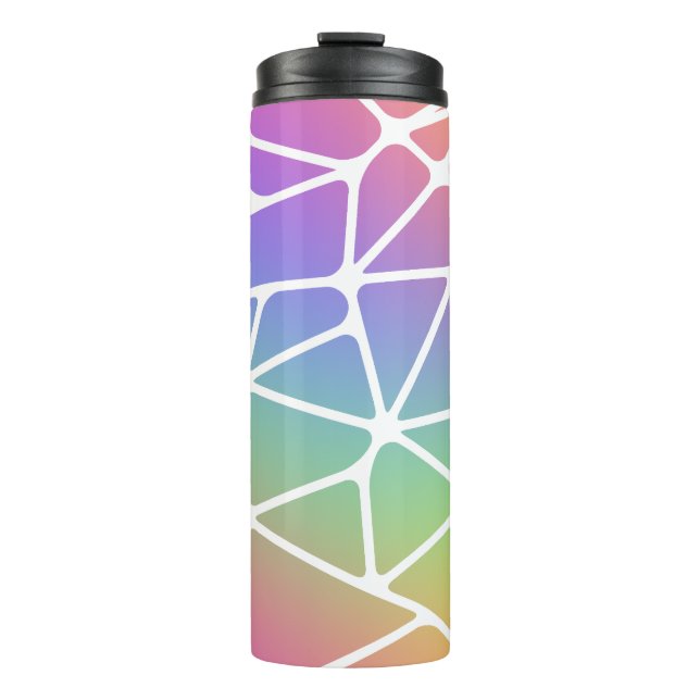 Garrafa Térmica prism synapse net - rainbow web : (Frente)