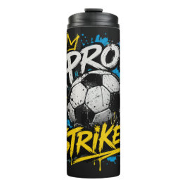 Garrafa Térmica Pro Striker Futebol de Grafite Urbano