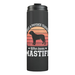 Garrafa Térmica Professor de Física Mastiff Amante de Cães