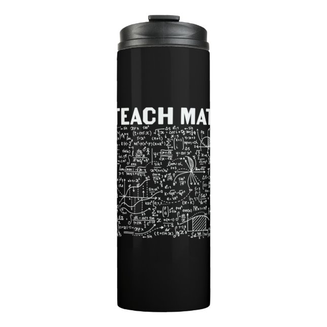 Garrafa Térmica Professor de Matemática Ensino Matemática (Frente)