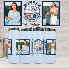 Garrafa Térmica Professor Koalified Cute Koala Considerou o dom ed