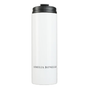 Garrafa Térmica Profissional Simples Minimalista Clássica