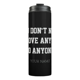 Garrafa Térmica Provar Nada Minimalista Copo Térmico Personalizado