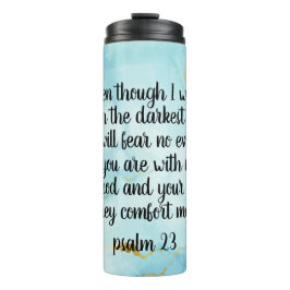 Garrafa Térmica Psalm 23 Celestial Blue Abstract