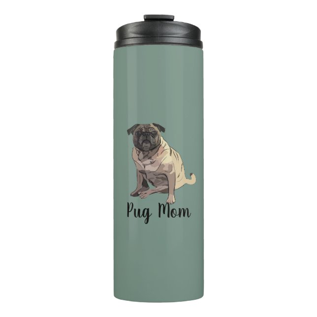Garrafa Térmica Pug (Frente)