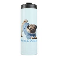 Pugs & Kisses: Design Adorável de Pug-Themed