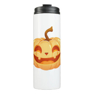 Garrafa Térmica Pumpkin Bonito Jack O Lanterna Turtle Sea Hallowee