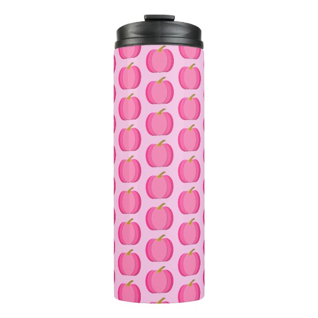 Garrafa Térmica Pumpkin bonito Rosa Menininha (Frente)