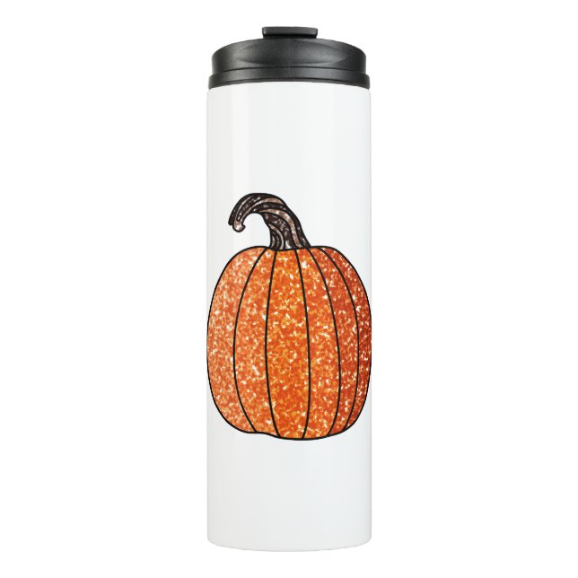 Garrafa Térmica Pumpkin com brilho (Frente)