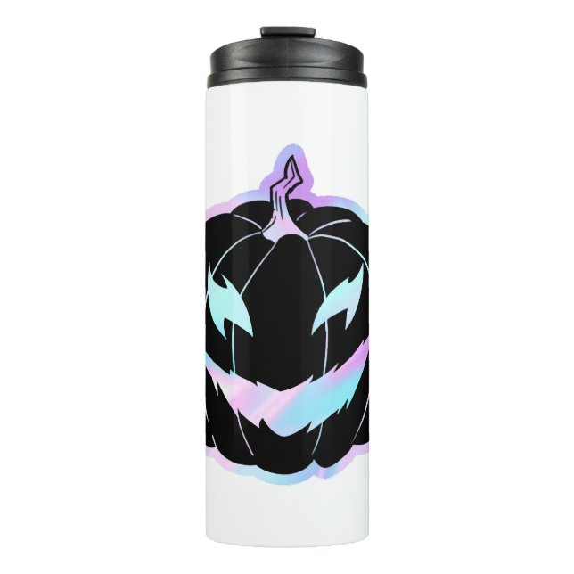 Garrafa Térmica Pumpkin de Halloween Roxo, Figurinos de Halloween (Frente)