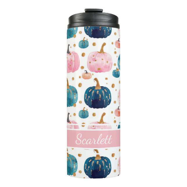 Garrafa Térmica Pumpkin Personalizado Tumbler Térmico (Frente)
