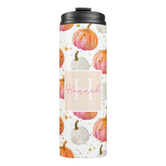Garrafa Térmica Pumpkin Personalizado Tumbler Térmico (Frente)