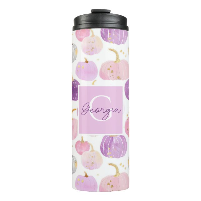 Garrafa Térmica Pumpkin Personalizado Tumbler Térmico (Frente)