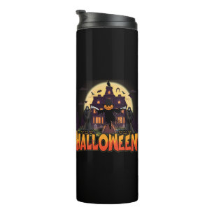 Garrafa Térmica Pumpkin Scary House, Halloween
