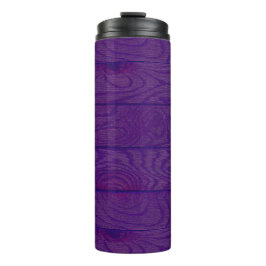 Garrafa Térmica purple wood grain flooring look