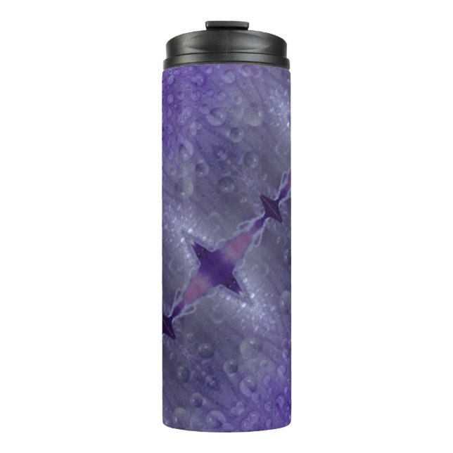 Garrafa Térmica Púrpura e Cinzas (Frente)