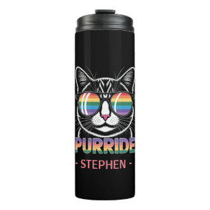 Garrafa Térmica Purride - Orgulho Gato LGBTQ