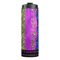 *~* QR SWAG Animal Print Glitter Arco-Íris