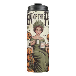 Garrafa Térmica Queen of the Patch Halloween Thermal Tumbler Gift