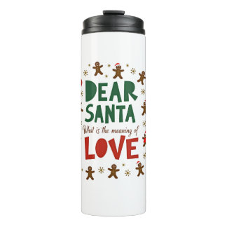 Garrafa Térmica Querido Papai Noel Qual é o significado do Amor De