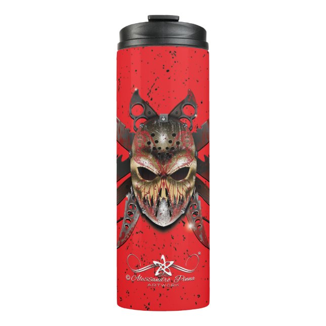 Garrafa Térmica R. de H. Ripper do Halloween (Frente)