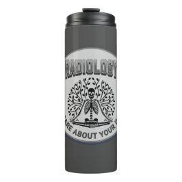 Garrafa Térmica Radiologia Humor - Sua Imagem Importa