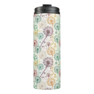 Garrafa Térmica Rainbow Dandelion Breeze - Whimsical Floral