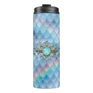 Garrafa Térmica Rainbow Dragon Escala Gemstone Monograma