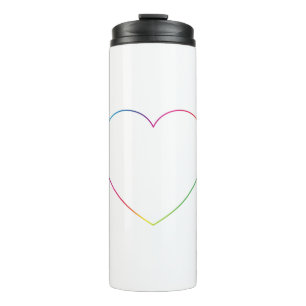 Garrafa Térmica Rainbow heart