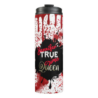 Garrafa Térmica Rainha do Crime Real Personalizada