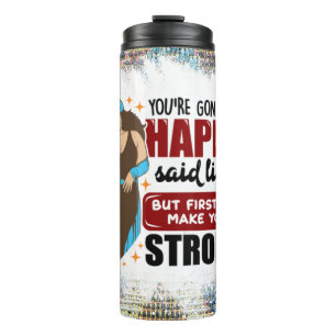 Garrafa Térmica Rainha negra melanina pãozinha afirmação amor