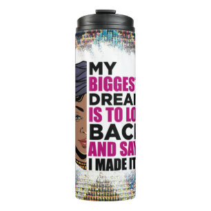 Garrafa Térmica Rainha negra melanina pãozinha afirmação amor