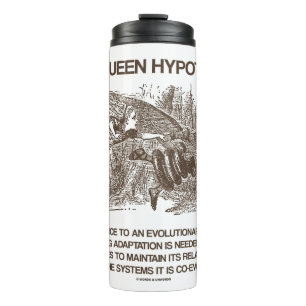 Garrafa Térmica Rainha Vermelha Hipótese Terra Maravilha Alice Rai