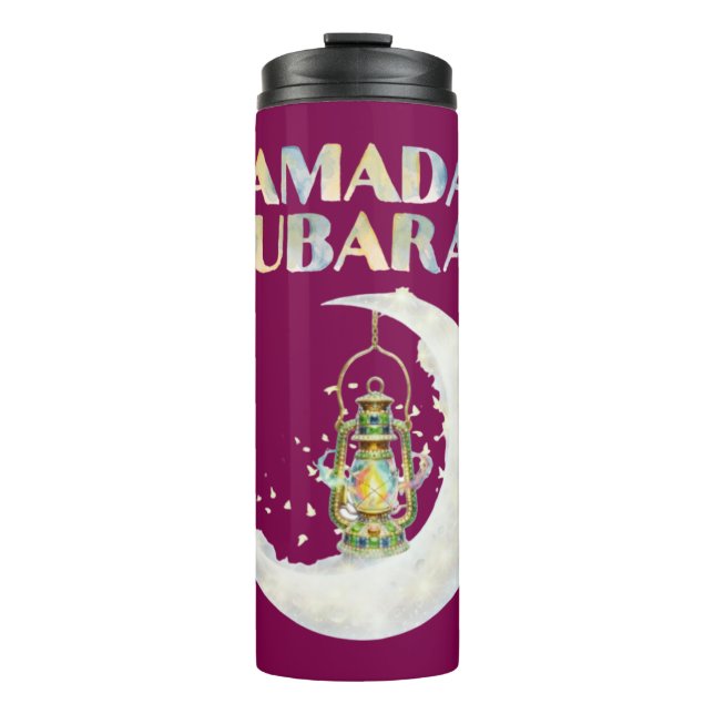 Garrafa Térmica Ramadão Mubarak (Frente)
