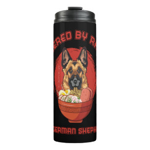 Garrafa Térmica Ramen Sushi German shepherd Dog T-Shirt