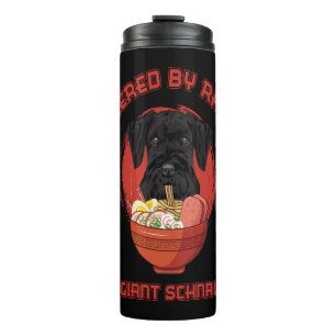 Garrafa Térmica Ramen Sushi Giant Schnauzer Dog T-Shirt