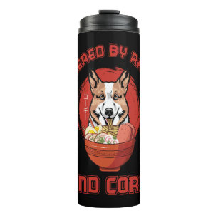 Garrafa Térmica Ramen Sushi Welsh Corgi Dog T-Shirt