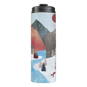 Garrafa Térmica Raposa de caça de inverno