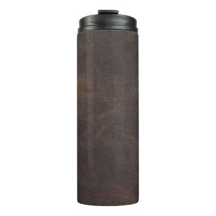 Garrafa Térmica Raspagem de textura de couro
