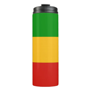 Garrafa Térmica RASTAFARI FLAG COLORS + suas ideias