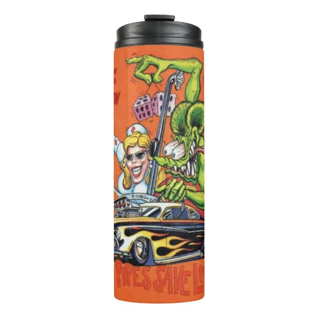 Garrafa Térmica Rat Fink 13 Tumbler de bebida quente (Frente)