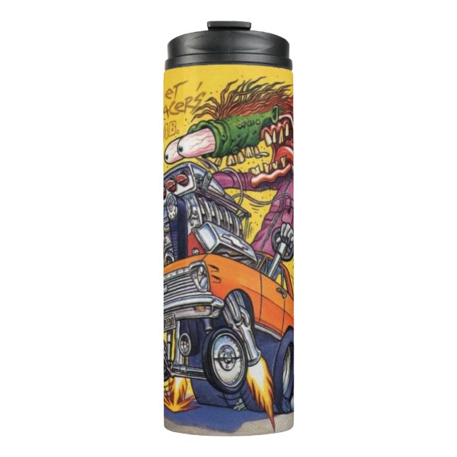 Garrafa Térmica Rat Fink 18 Tumbler de bebida quente (Frente)