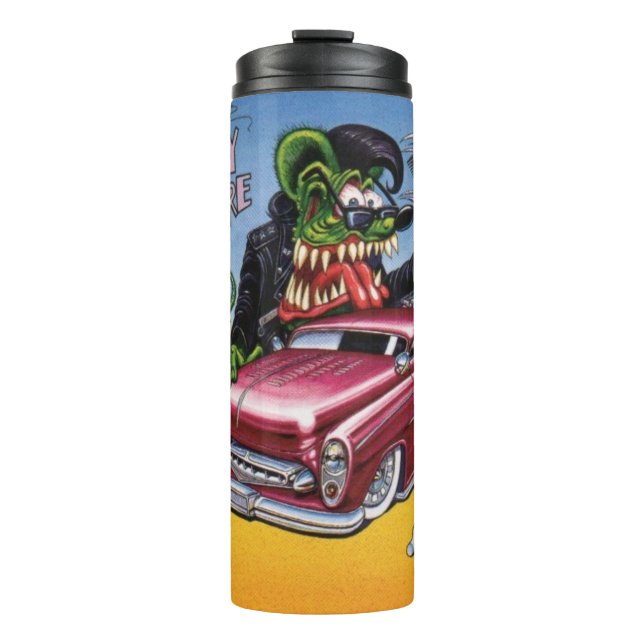 Garrafa Térmica Rat Fink 32 Tumbler de bebida quente (Frente)