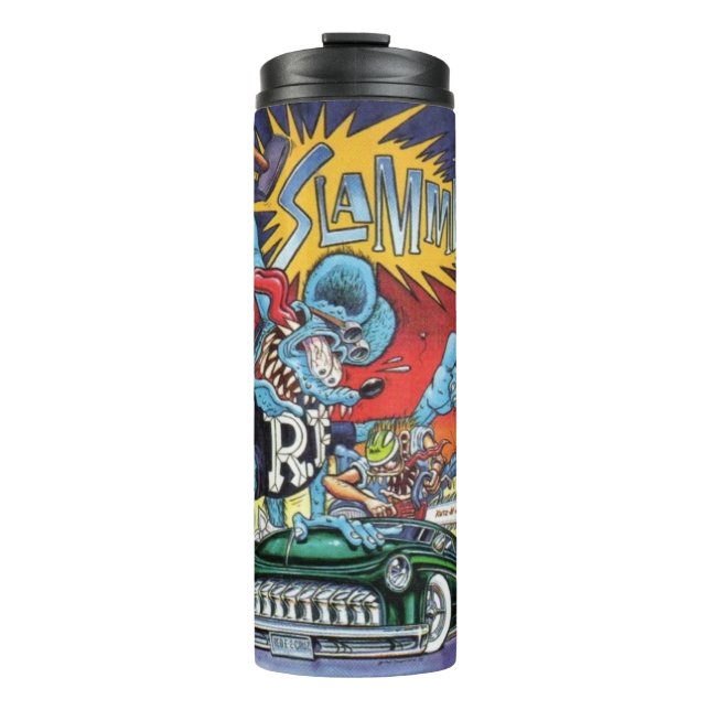 Garrafa Térmica Rat Fink 4 bebida quente tumbler (Frente)