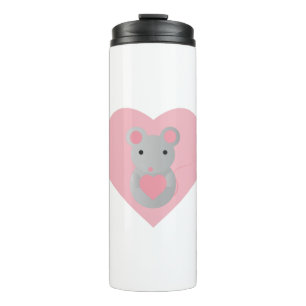 Garrafa Térmica Rato de amor