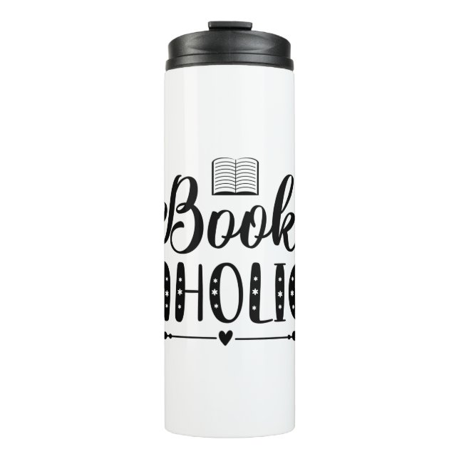Garrafa Térmica Reading Art Book Aholic (Frente)